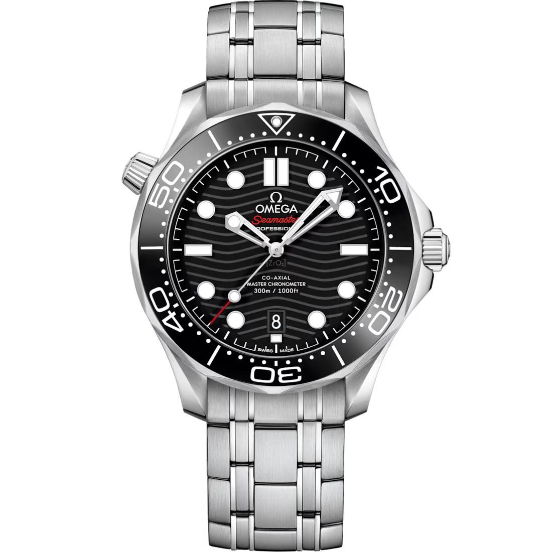 Seamaster Diver 300M 42 mm, acero con acero