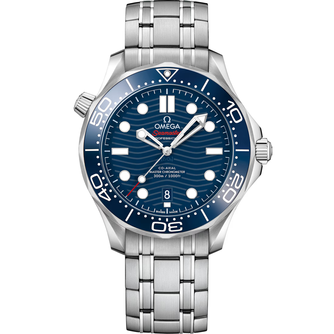 Seamaster Diver 300M 42 mm, acero con acero