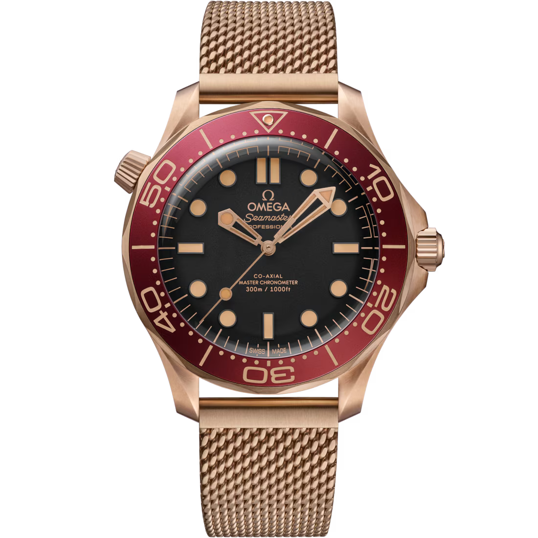 Seamaster Diver 300M 42 mm, oro bronce