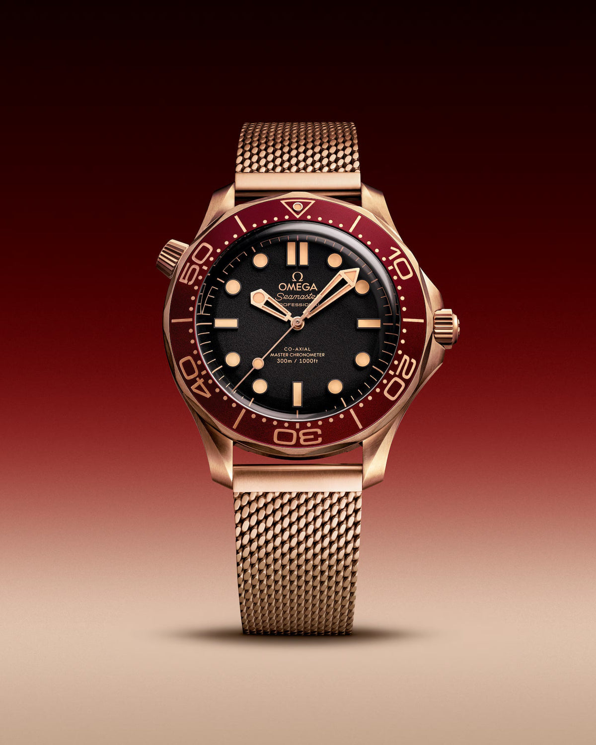 Seamaster Diver 300M 42 mm, oro bronce